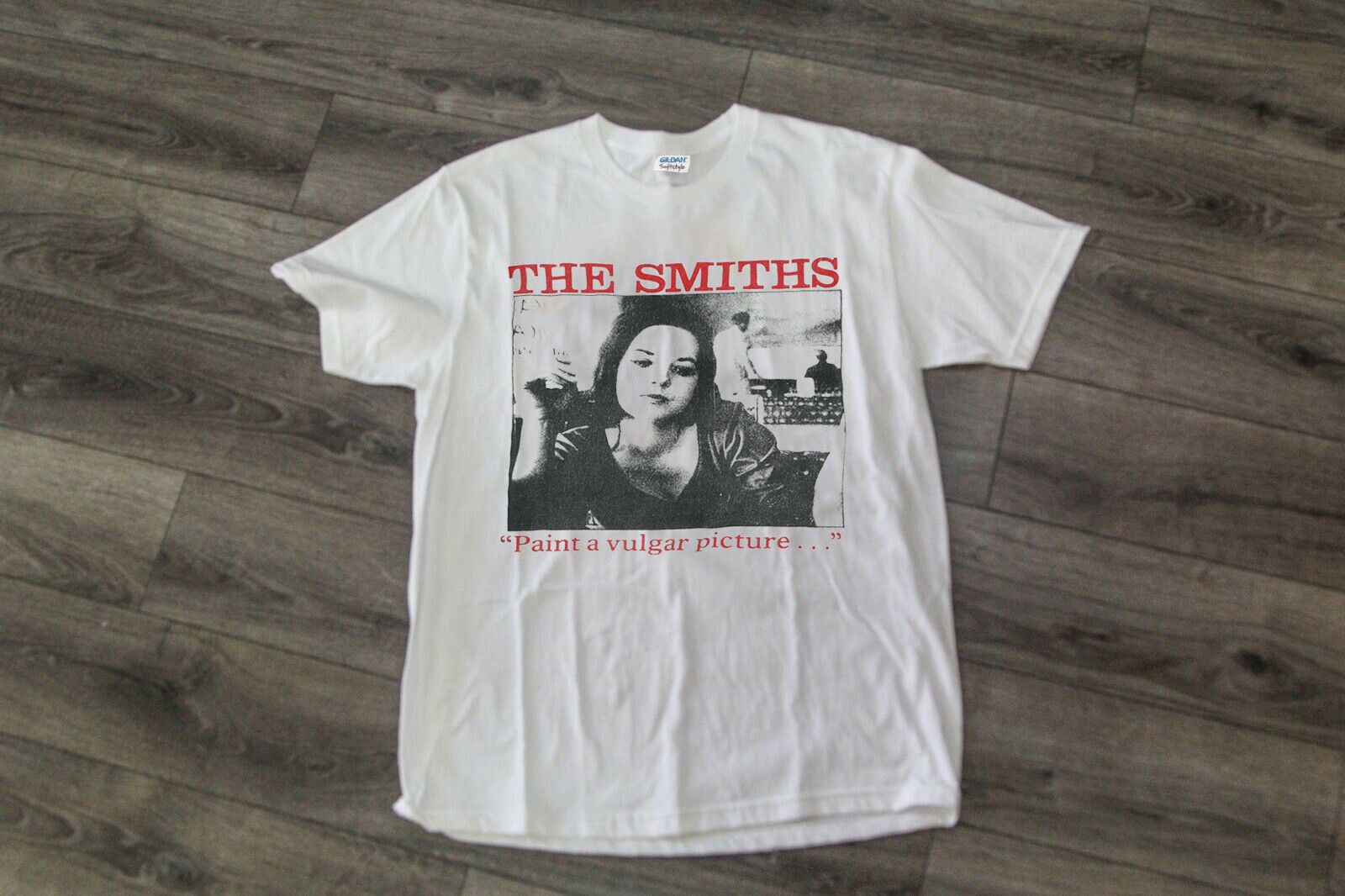 Vintage T Shirt Tour band THE SMITHS 1990 Paint A Vulgar Picture Morrissey