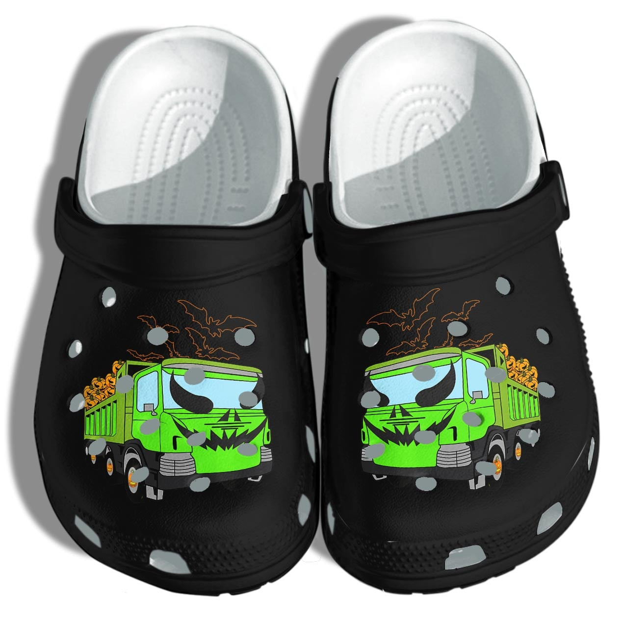 A Truck Of Pumpkins Halloween Shoes Crocs Crocband Clog Gift For Men Women