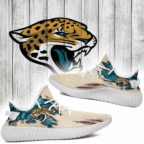 Scratch Jacksonville Jaguars Nfl Yeezy Boost 350 V2 Yeezy Sneakers