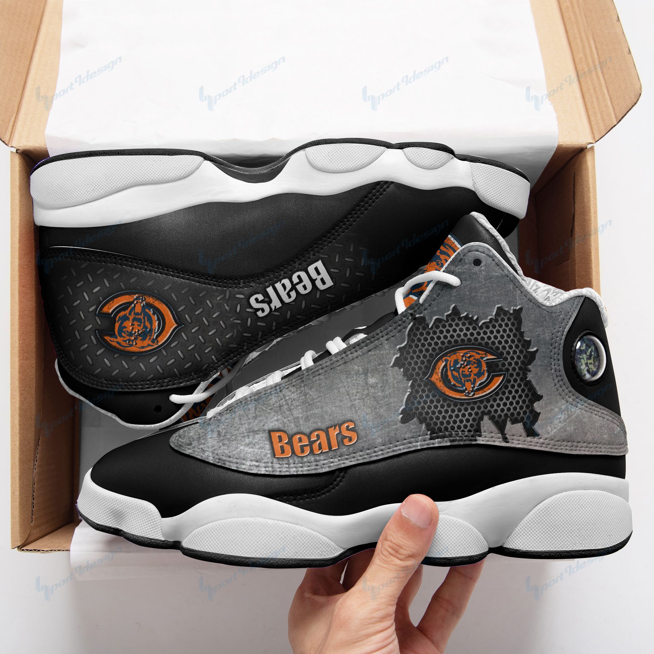 Chicago Bears Air JD13 Sneakers 202