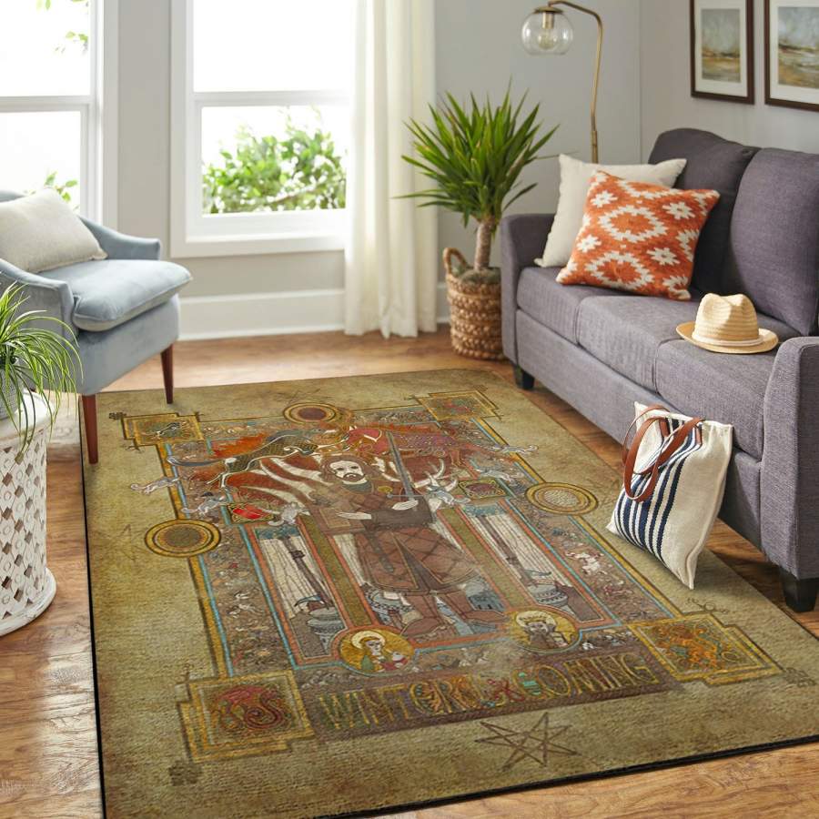 Winter Is Coming Area Area Rug – Home Decor – Bedroom Living Room Decor