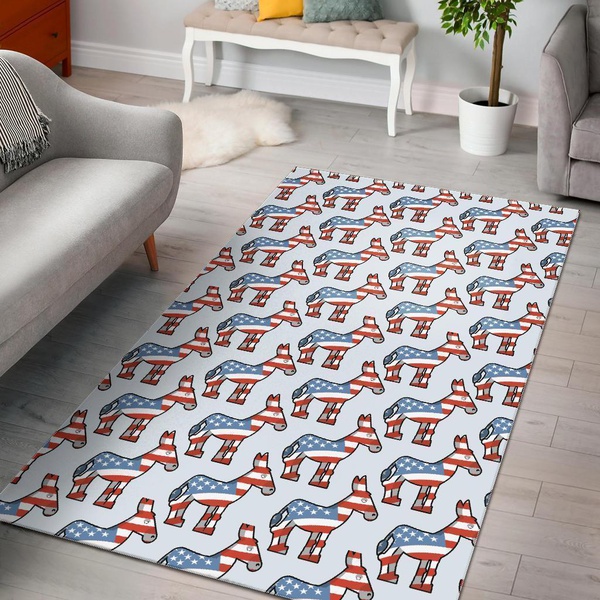 American Flag Donkey Pattern Print A &hellip;