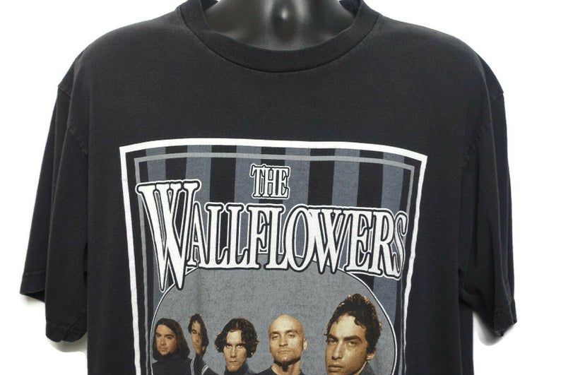 1997 The Wallflowers Vintage T Shirt – Jakob Dylan – One Headlight Bringing Down the Horse Giant Tag 90s Summer Tour Band T-Shirt