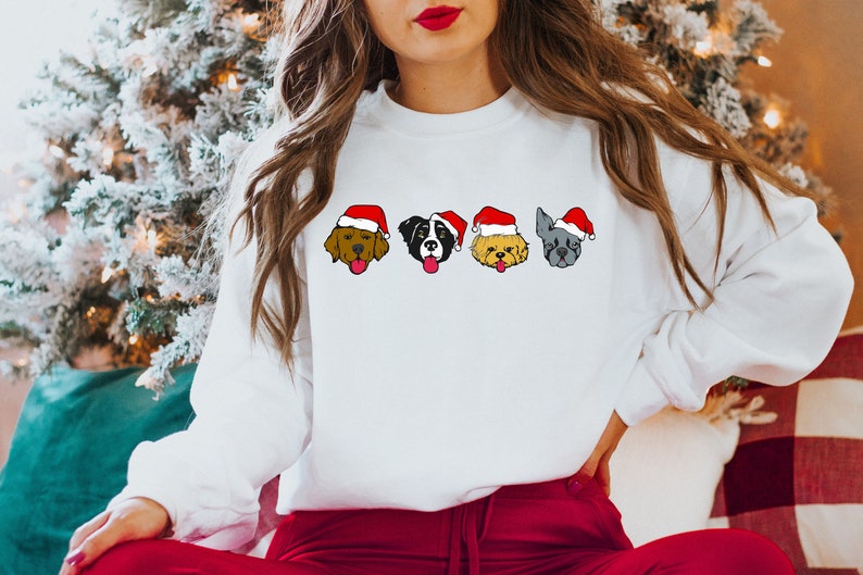 Christmas Dogs Sweatshirt, Dog Mom Shirt, Christmas Dogs Sweatshirt, Dogs Sweatshirt, Christmas Sweatshirt, Christmas Shirt