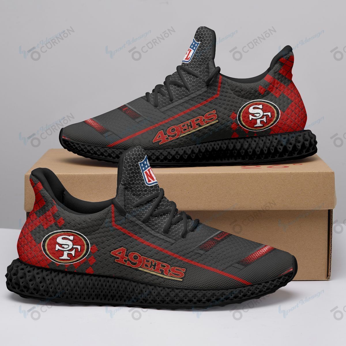 San Francisco 49ers 4D Future Sneakers 68