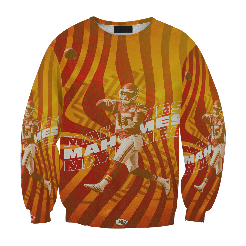 Kansas City Chiefs Patrick Mahomes 15 V4 Gift For Fan 3D Full Printing Sweatshirt