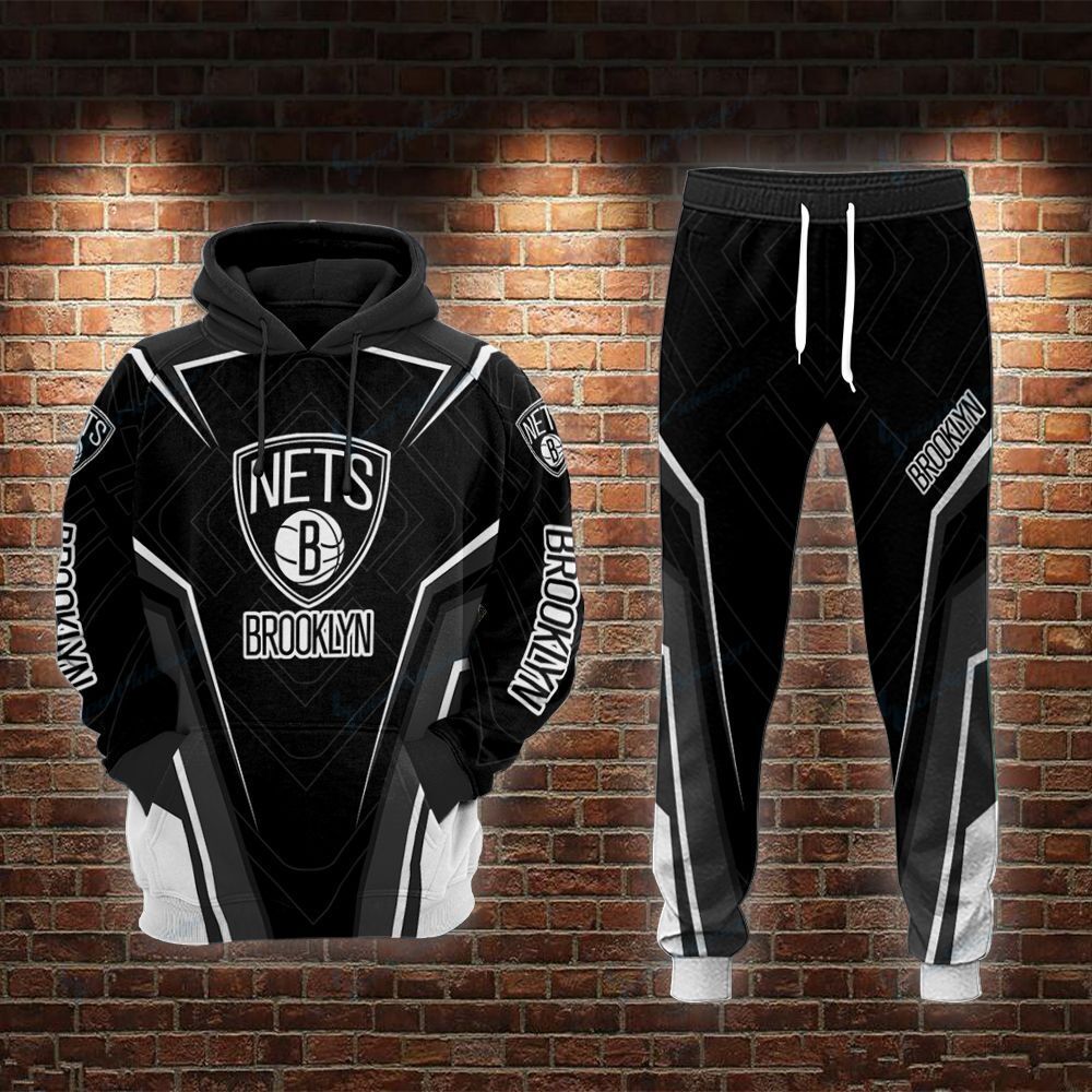 Brooklyn Nets Joggers/ Hoodie 498