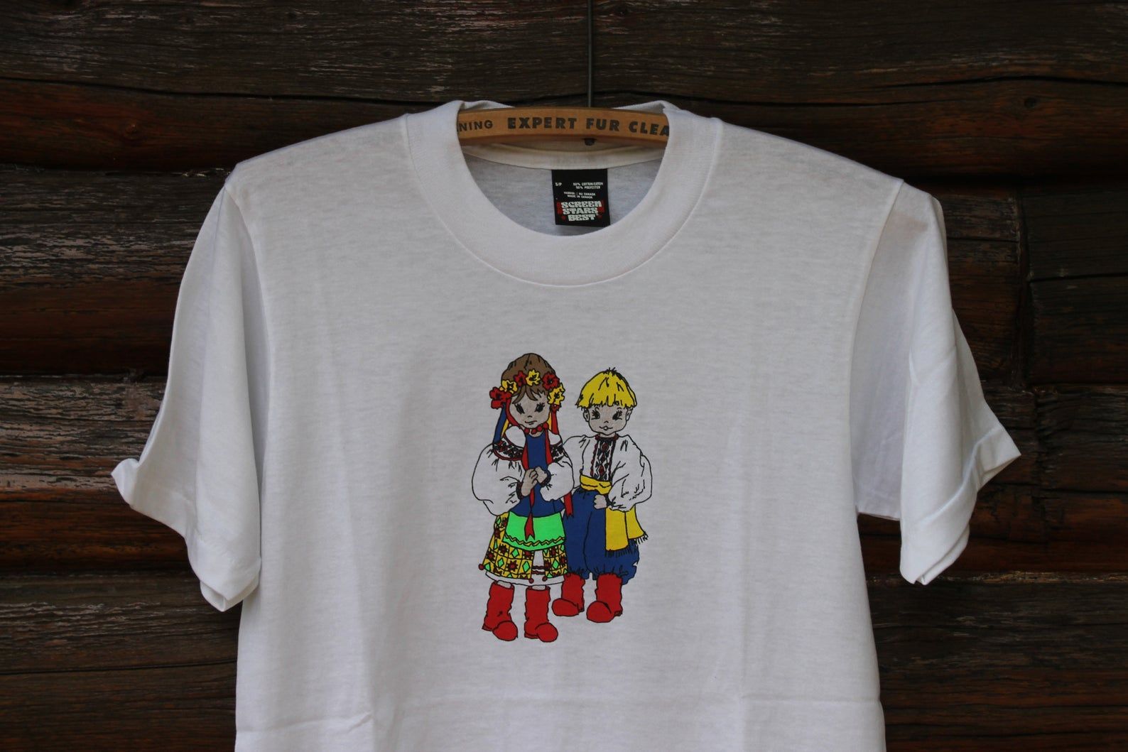 Vintage Screen Stars Single Stitch T-shirt With Cartoon Image On Front