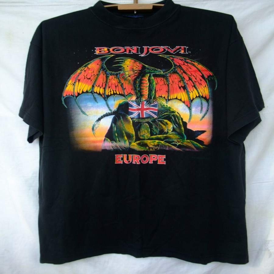 Vintage T-shirt Bon Jovi 1995 Uk