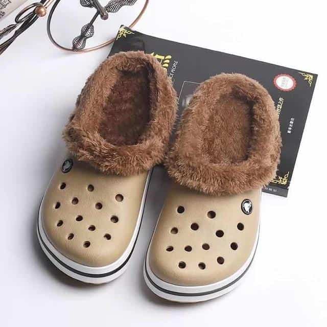 Fleece Crocs Clog Shoes Winter Hole …