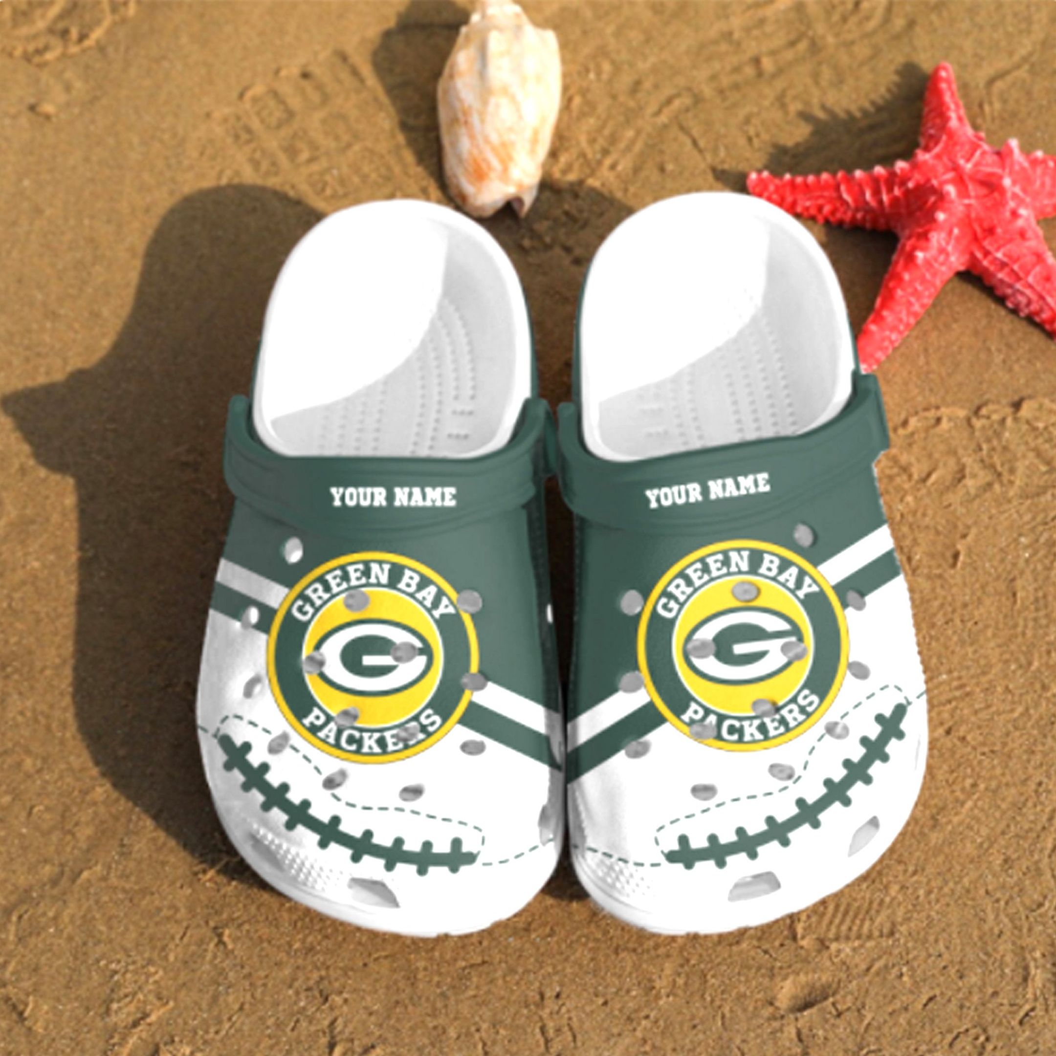 Green Bay Packers Crocs Clogsgreen Bay Packers Shoesnfl