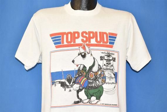 80s Top Spud Movie Spoof Top Gun Bud Light Beer shirt Vintage shirt