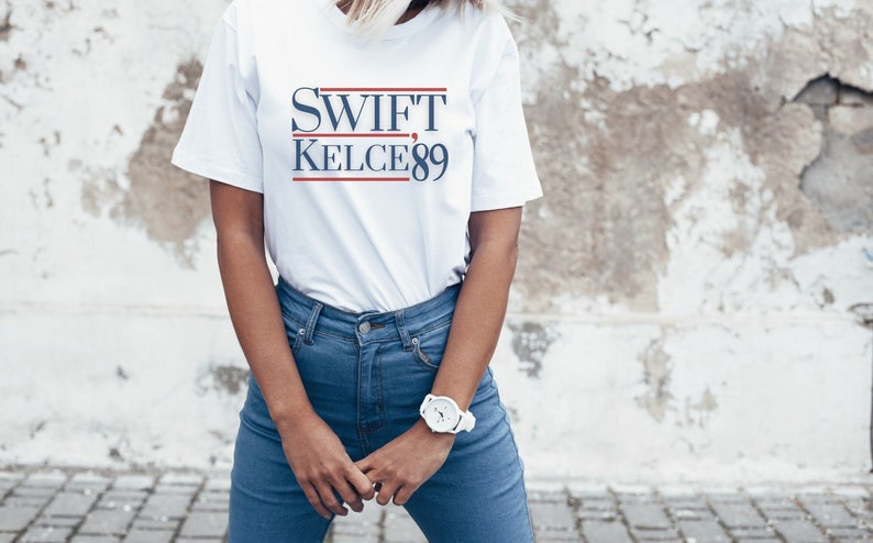 Taylor Swift And Travis Kelce T Shirt, Taylor Swift T Shirt, Chiefs Merch, Taylor Swift Merch, Taylor Swift Campaign Shirt, Eras Tour Merch