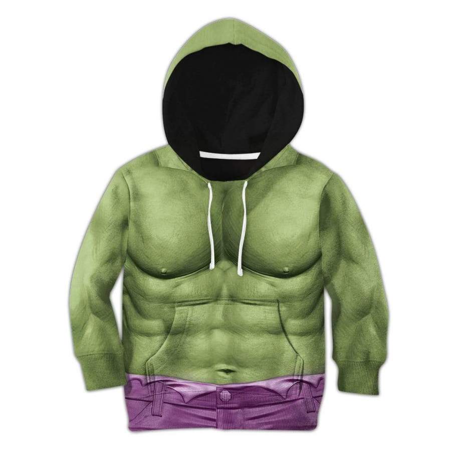 Kid Cosplay Incredible Hulk Custom T-Shirts Hoodies Apparel