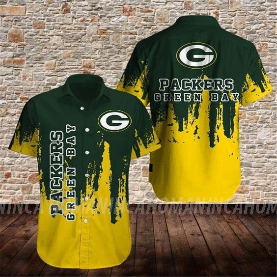 Green Bay Packers Nfl Hawaiian Summer Shirt, Green Bay Packers  Summer Shirt, Green Bay Packers Nfl Fan Hawaiian Shirt Short K96I17 - Roticstore Design