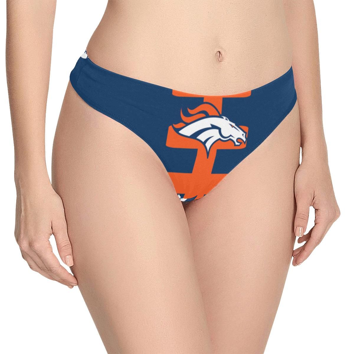 Denver Broncos Women’s Classic Thong Women’s All Over Print Thongs