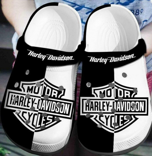 Harley Davidson Motorcycles Adults Crocs Crocband Clog Shoes For Men Women Ht