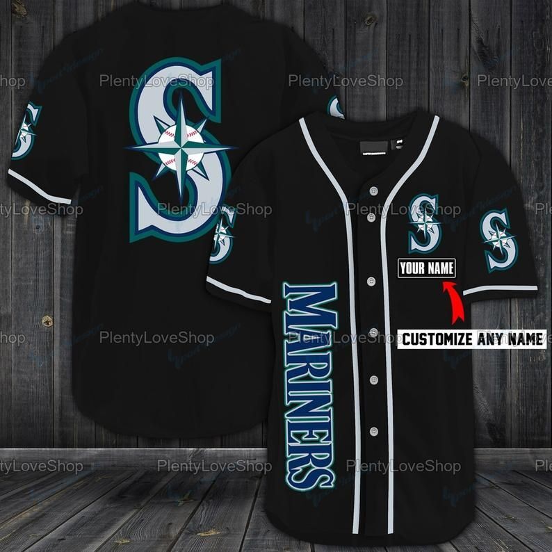 Seattle Mariners Personalized Baseball Jersey 311