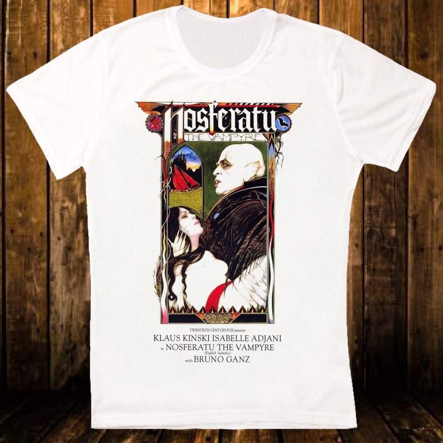 Nosferatu Le Vampire Film Poster Cool Rétro Vintage Hipster Unisexe T Shirt