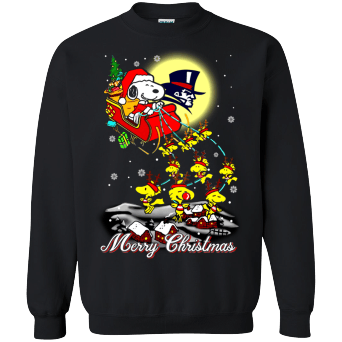 Awesome Duquesne Dukes Snoopy Ugly Christmas Sweater 2023S Santa Claus With Sleigh Sweatshirts