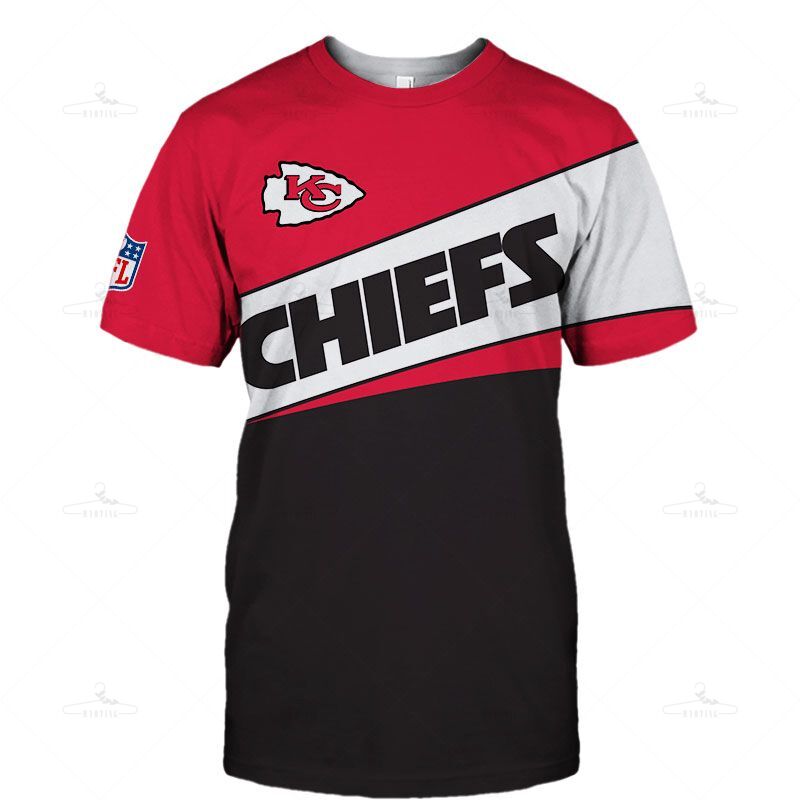 Kansas City Chiefs T-Shirt 3D  Short Sleeve Gift