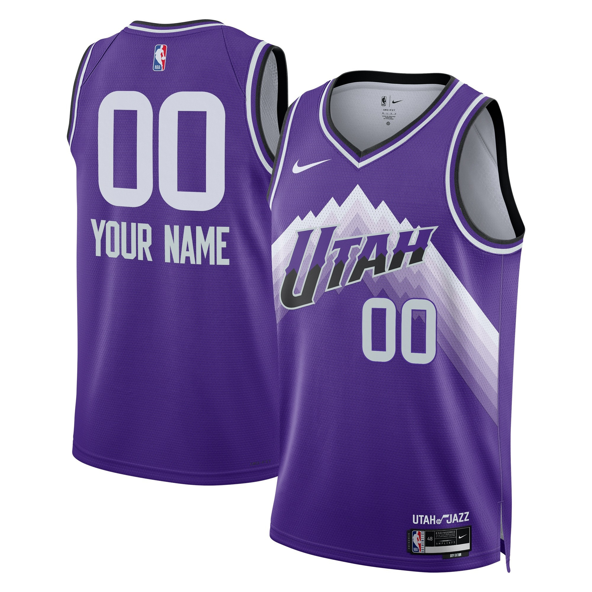 Utah Jazz 2023/24 Swingman City Edition Custom Jersey – All Stitched