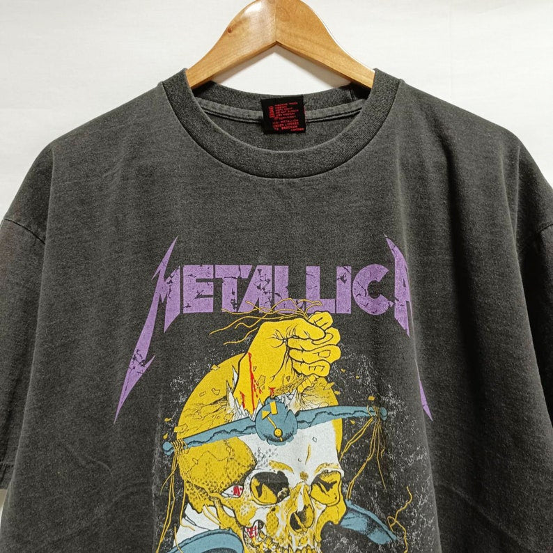 Metallica Tshirt Vintage Style | Xl Size | Streetwear | Very Faded