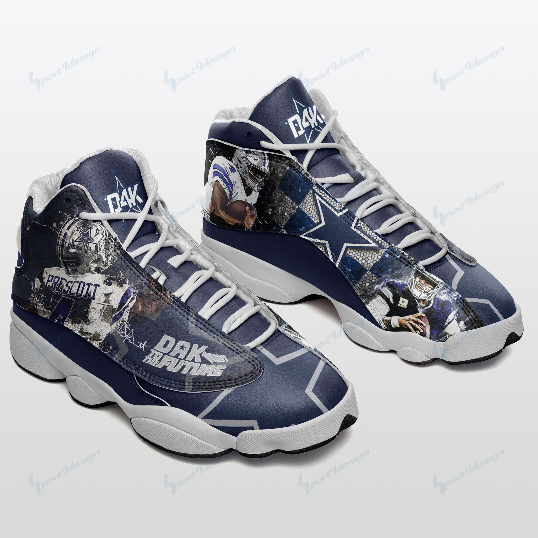 Dak Prescott – Dallas Cowboys Air JD13 Sneakers 684