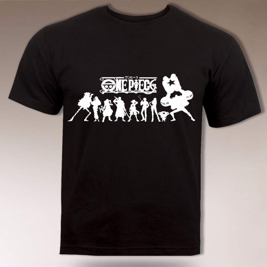 One Piece T-shirt Luffy Pirate Group Anime