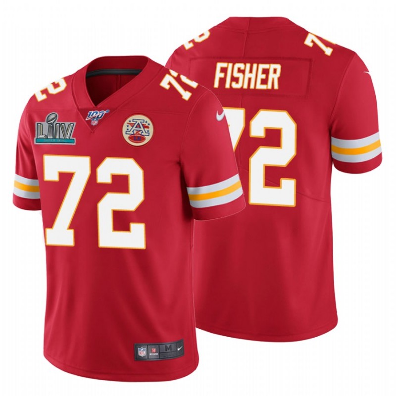 Men’S Eric Fisher Kansas City Chiefs Red Super Bowl Liv Red Vapor Limited Jersey – All Stitched, Embroidery