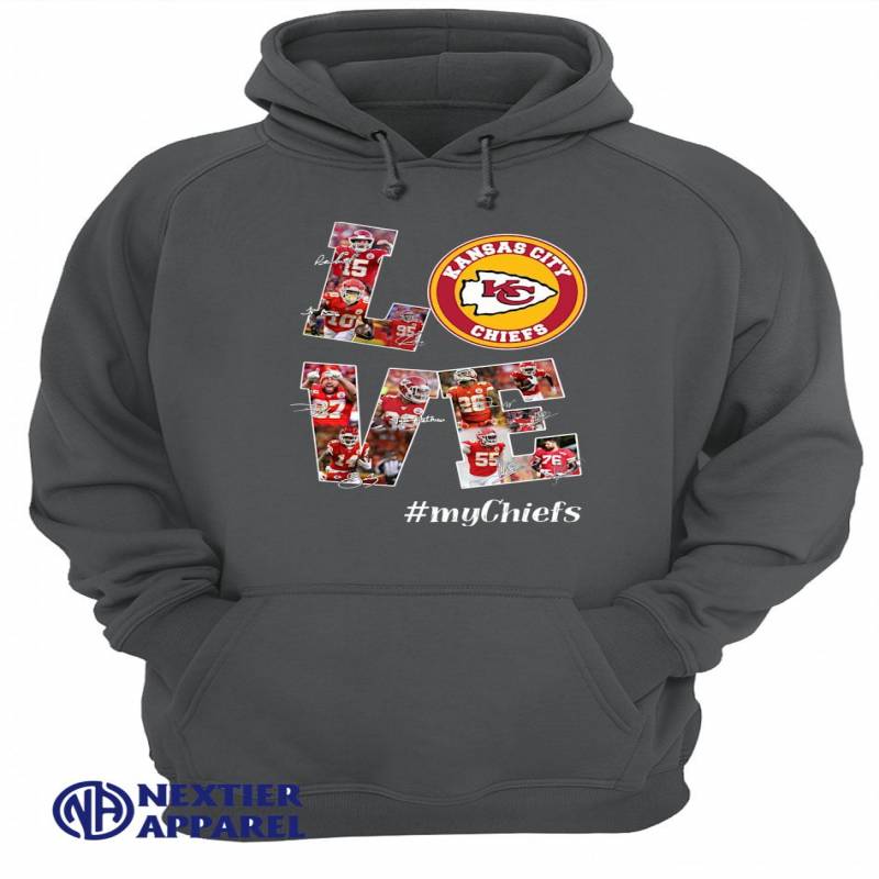 Love Kansas City Chiefs Mychiefs Shirt Unisex Hoodie