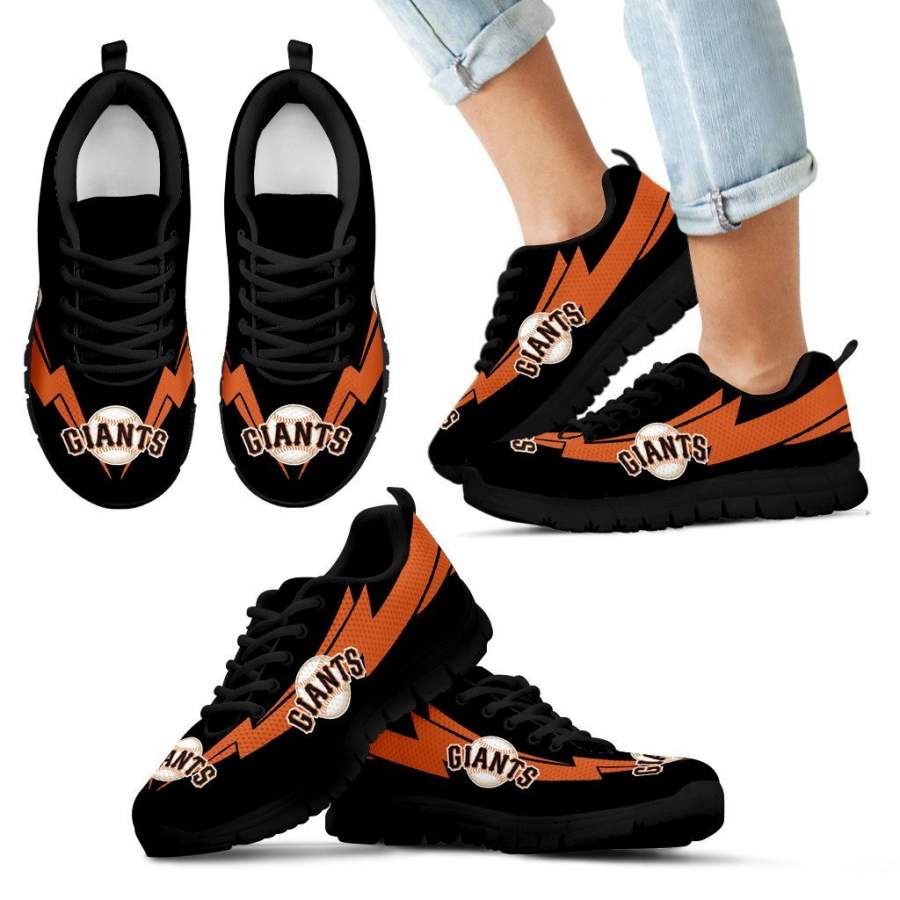 Three Amazing Good Line Charming Logo San Francisco Giants Sneakers