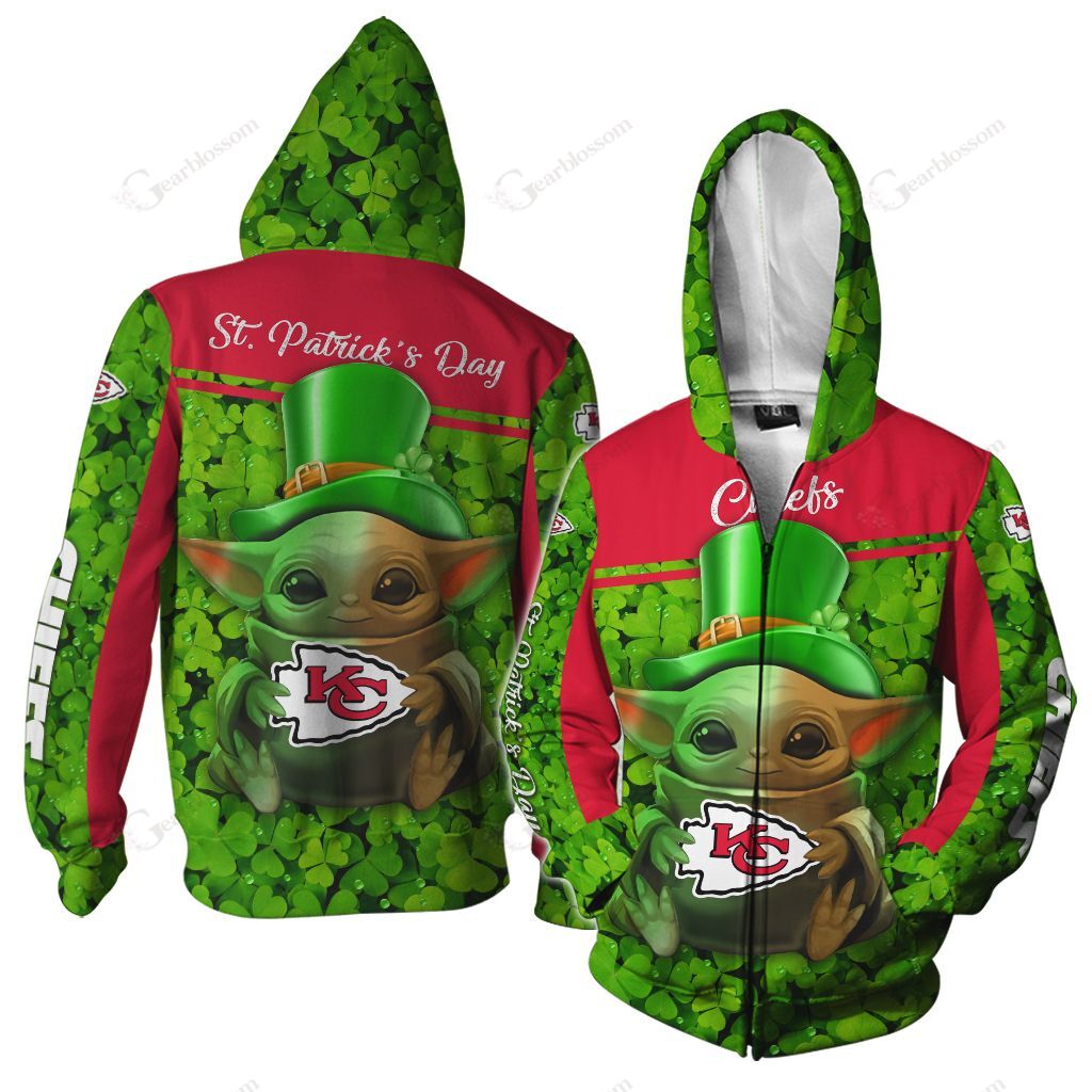 Kansas City Chiefs Grogu St. Patrick’s Day Shirt M6HTN0792