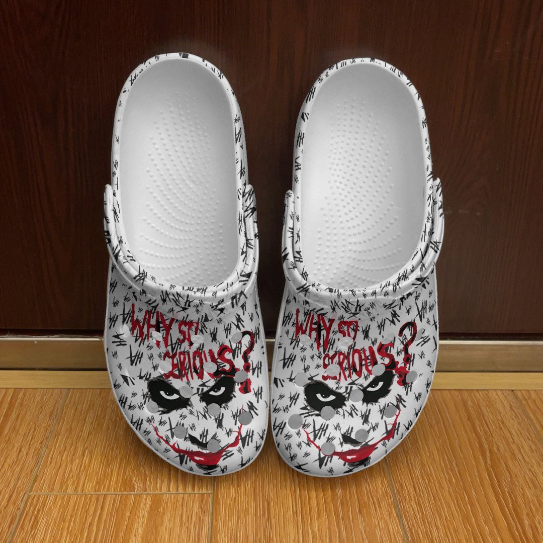 Joker Face Fan Gift Crocss Crocband Clog Comfortable Water Shoes