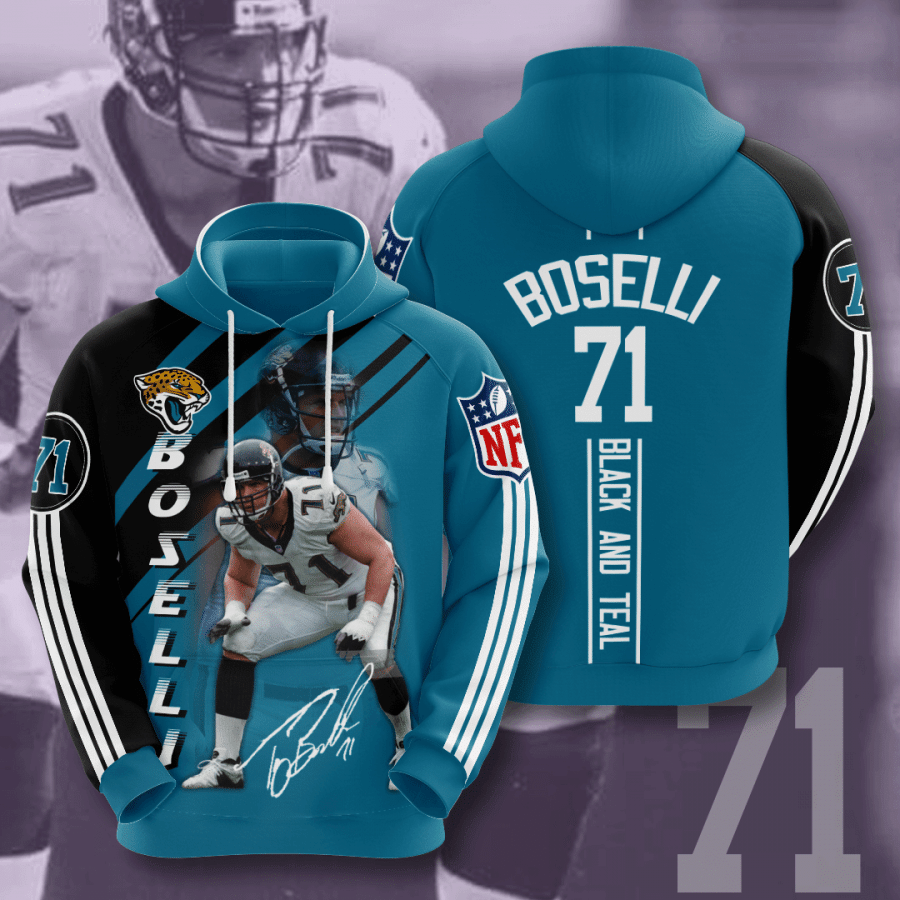 Jacksonville Jaguars Tony Boselli 30 Unisex 3D Hoodie Gift For Fans