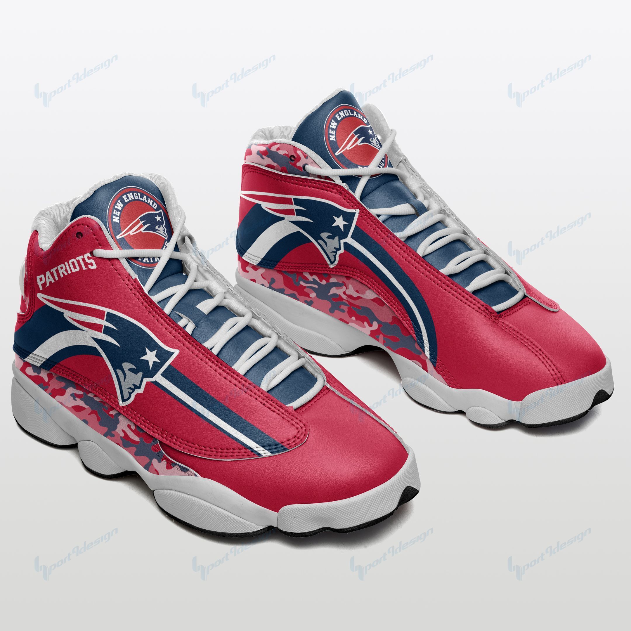 New England Patriots Air JD13 Sneakers 663