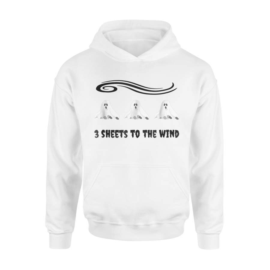 3 Sheets To The Wind Funny Halloween Party Halloween Hoodie