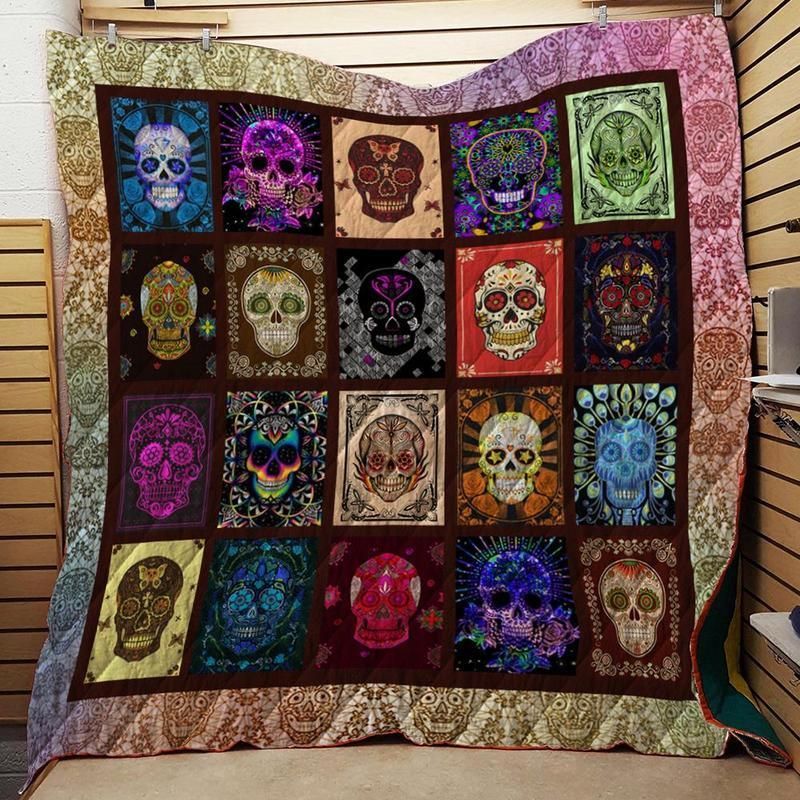 Skull Fabric Quilt