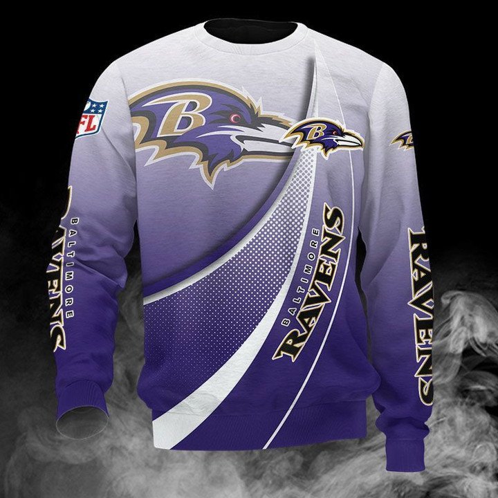 Baltimore Ravens Light Purple Gift For Fan Ugly Wool Sweater Christmas