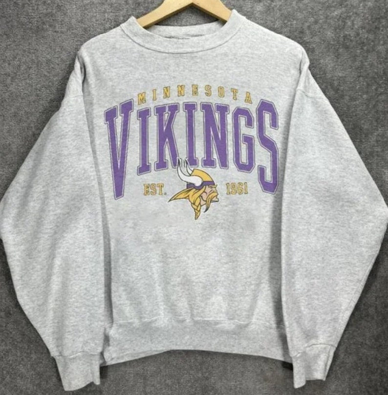 Vintage Minnesota Football Crewneck Sweatshirt, Retro Nfl Minnesota 1961 Football T-Shirt, Minnesota Football Tee, Minnesota Game Day Shirts