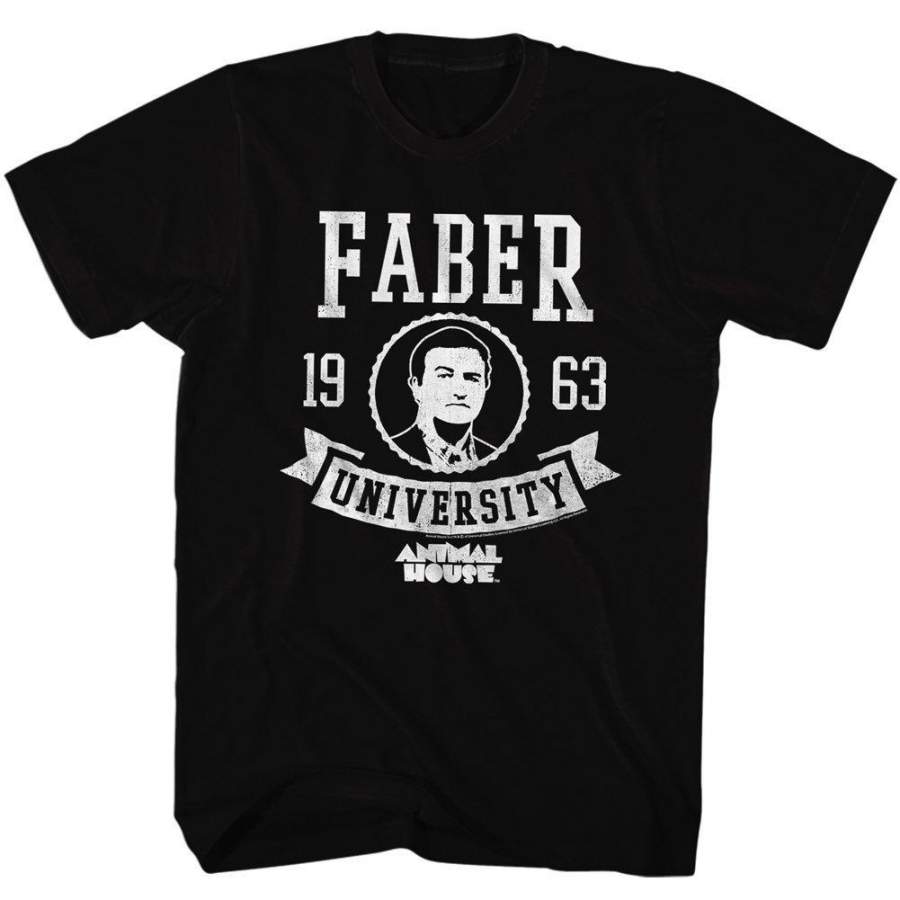 Animal House 1970’s College Frat Movie John Belushi Faber Adult T-Shirt Tee