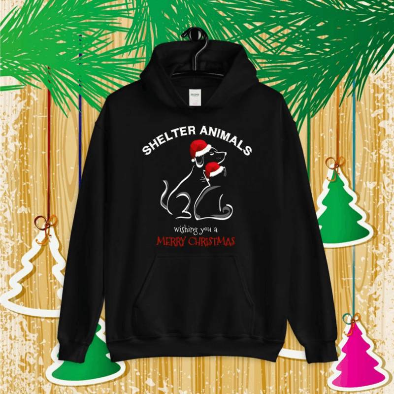 Animal Shelter Christmas Hoodie