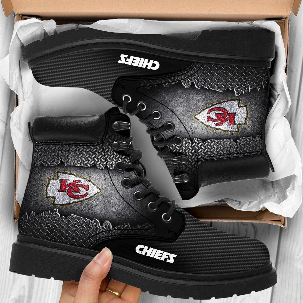 Kansas City Chiefs Boots – Premium Shoes/ Premium Leather Boots – Gift For Sports Lovers 455