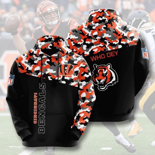 Cincinnati Bengals 22 Unisex 3D Hoodie Gift For Fans