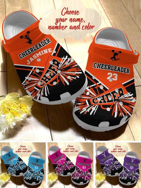 Cheerleader Custom Name Crocss Crocband Clog Comfortable Water Shoes