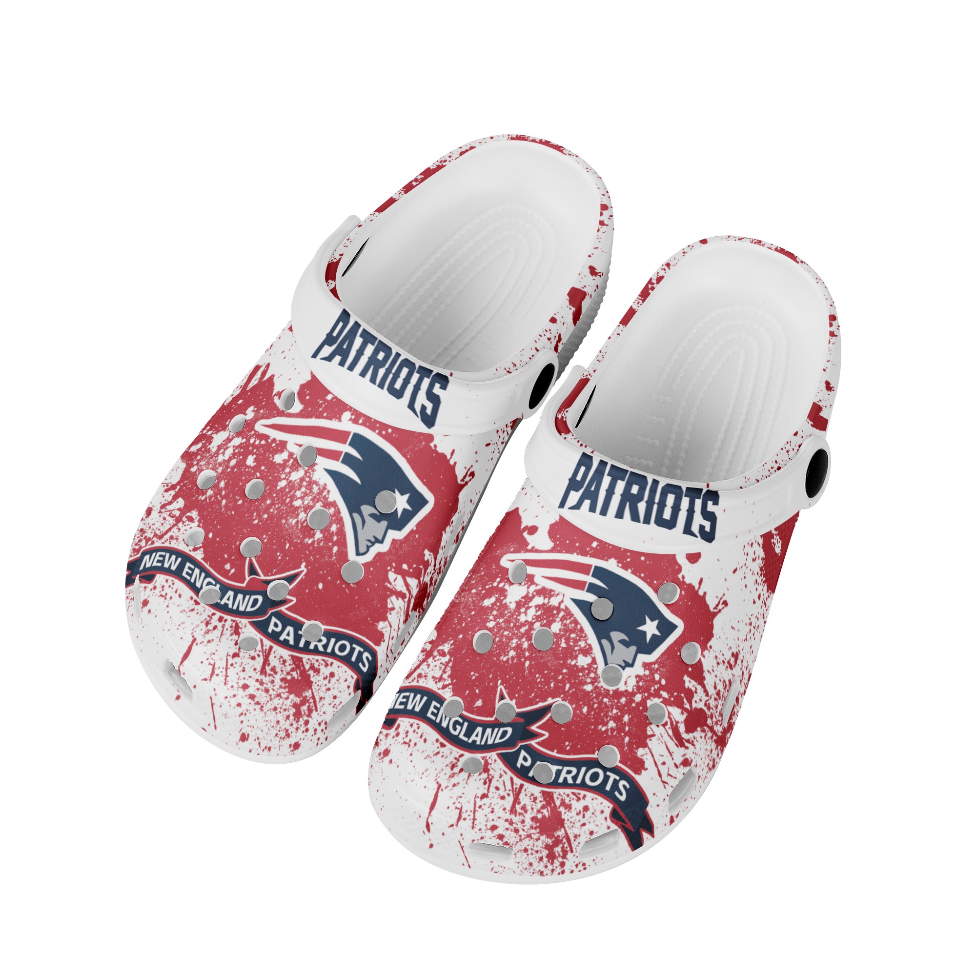 New England Patriots Crocs Shoes Cute Style#2 Shoes For Fans