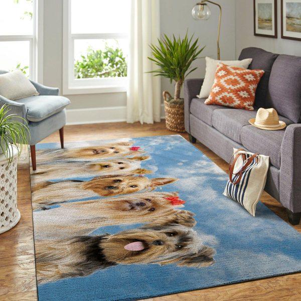 Yorkshire Terrier Home Decor Rectangle Area Rug 11