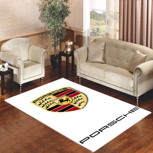 Auto Logo Porsche Living Room Carpet Rugs Area Rug For Living Room Bedroom Rug Home Decor