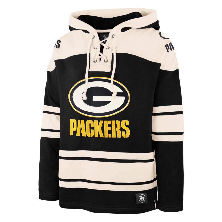 Green Bay Packers Midnight Superior ’47 Lacer Hoodie Unisex 3D All Over Print