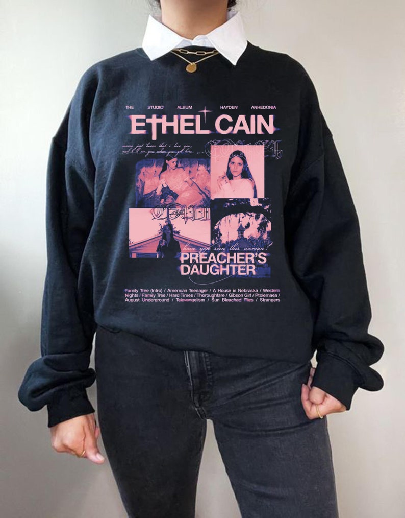 Ethel Cain Shirt, Ethel Cain Inspired T-Shirt Merch, Preacher’S Daughter Album